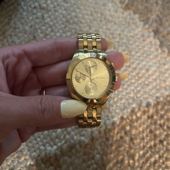 Marc by Marc Jacobs Gold Tone Peeker Watch - Picture 2 of 10